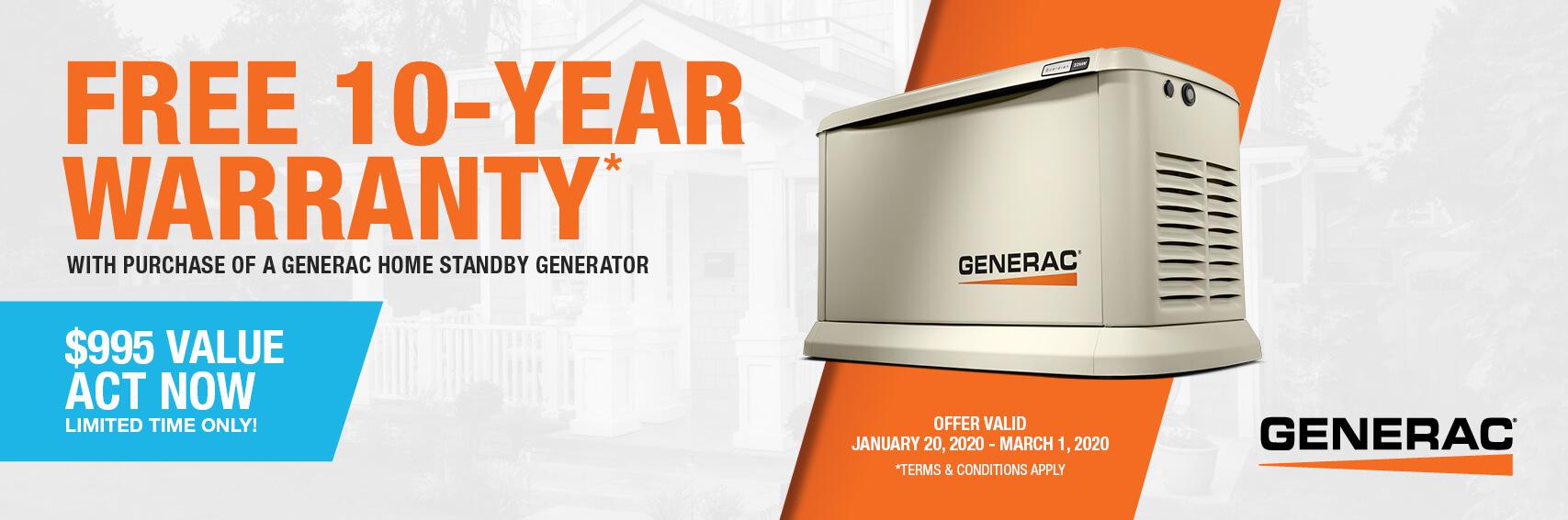 Homestandby Generator Deal | Warranty Offer | Generac Dealer | Frankfort, KY